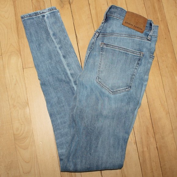 Denim Forum Lola Skinny Jeans in Tequila A Go Go - Picture 3 of 5